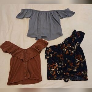 AE Off Shoulder Tops Set (Various Brands)